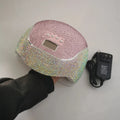 Wholesale Bling Rhinestone Wireless Battery Charging Nail Lamp 120w Rechargeable Nail Lamp Cordless Nail Baking Light Tool