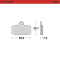 Moto Master Front Racing Saddle Pads for Husqvarna TC 85 14-20