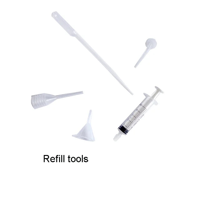Perfume Refill Tools Diffuser 2ml 3ml Plastic Funnels Transfer Pipe Push Button Dropper Screen Printing Pump Sprayer