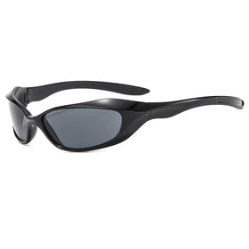 Lbashades 50402 Trendy Y2k Steampunk Sports Eyewear UV400 Fashion Punk Futuristic Popular Outdoor Cycling Sunglasses Women Men