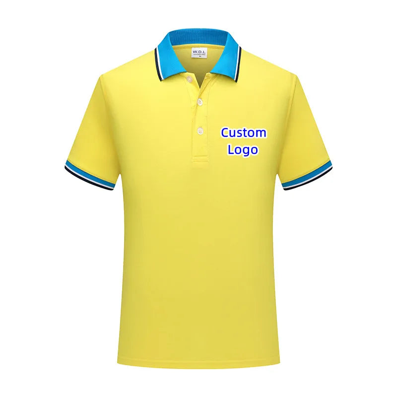 Wholesale Custom Logo Sports Golf Polo T Shirts Blank Cotton 100 Men Unisex Polo T Shirts