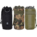 Upgraded Tactical Molle Water Bottle Pouch Holder Outdoor Camping Drawstring Water Bottle Pouch Bag Kettle Carrier Bags