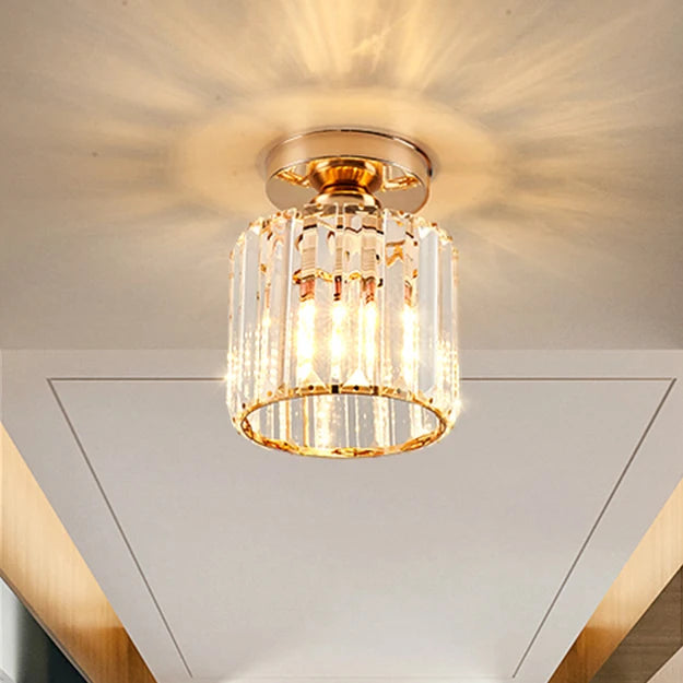 GreeLustr German Warehouse Low MOQ Modern Iron Fixtures Crystal Chandeliers IP33 Rated Incandescent Ceiling Lights for Home