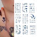 Honey Phoebe Herbal Semi Permanent Juice Tattoo Sticker Waterproof Long Lasting Real Simulation Tattoo Various Patterns