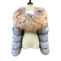 Jancoco Super Short Style Real Fur Jacket Women Fashion Fox Fur Coat