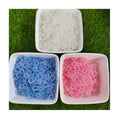 Wholesale 10mm Round Plastic Acrylic Circle Beads Rings Mixed Colors (Transparent Black Red) for DIY Jewelry Making 500G