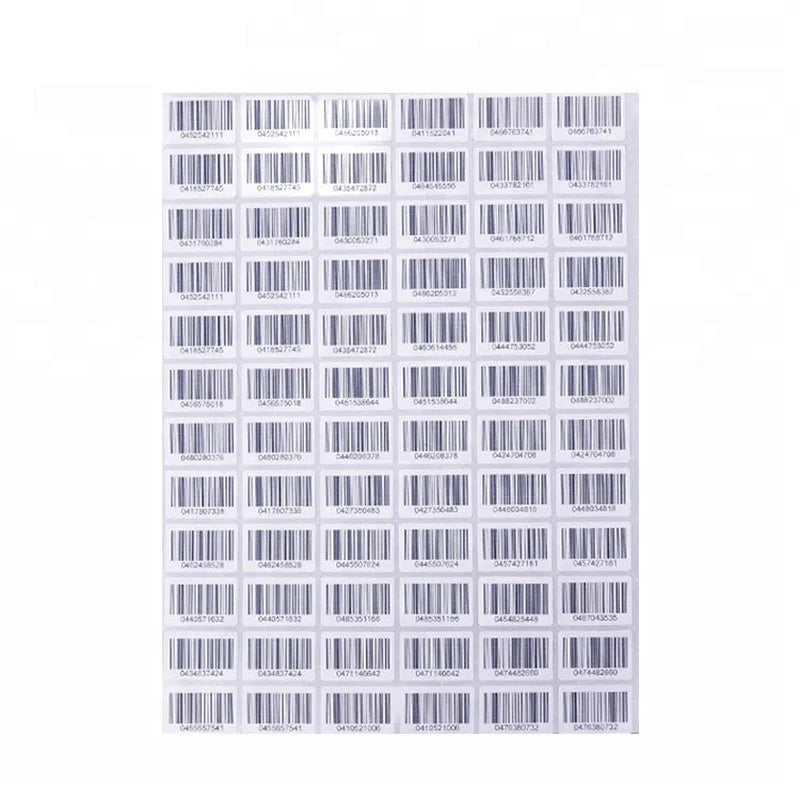 Customizable Sticker Printing Waterproof Paper Qr Code Label Hologram Sticker