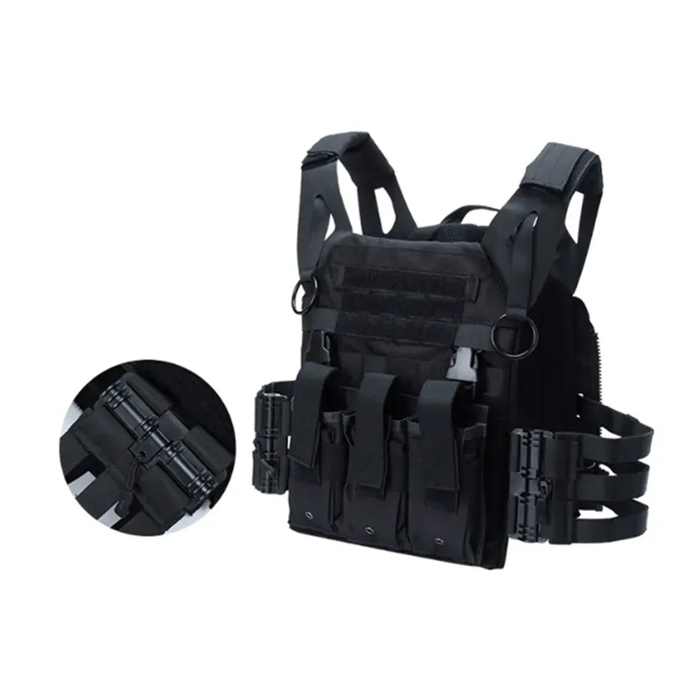 Upgrade JPC Side Quick Release Molle Combat Assault Plate Carrier Tactical Vest Made Durable Nylon for Security Outdoor