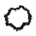 Wholesale Natural Irregular Crystal Gravel Stone Black Tourmaline Gemstone Chips Bracelet New Women Charm Jewelry Gift
