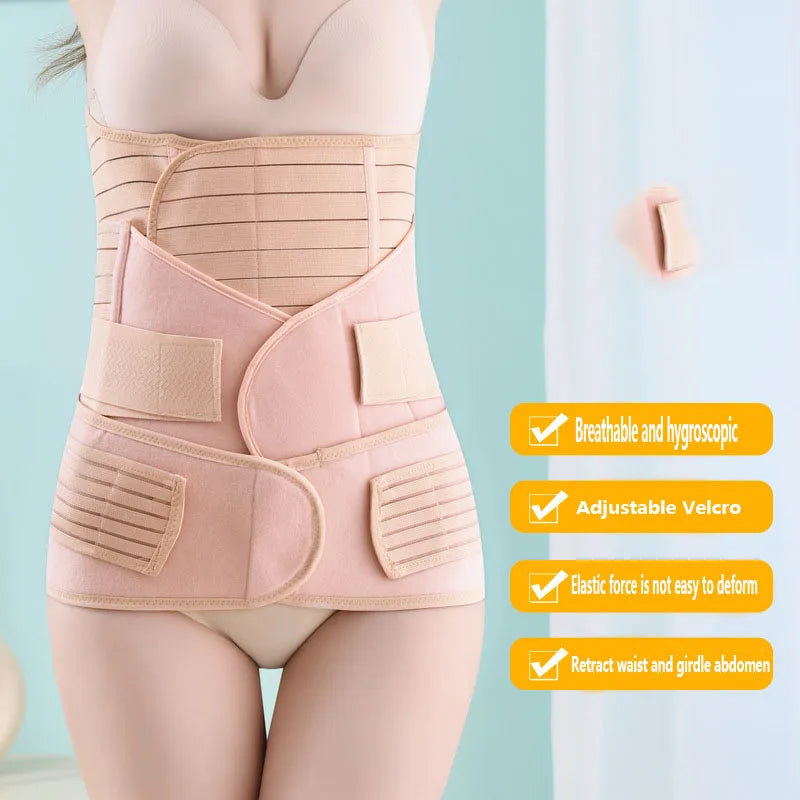 Postpartum Recovery Waist Trimmers Adelgazantes Shapewear Girdle Pelvis Support Belt 3 in 1 Postpartum Pelvis Waist Trimmers