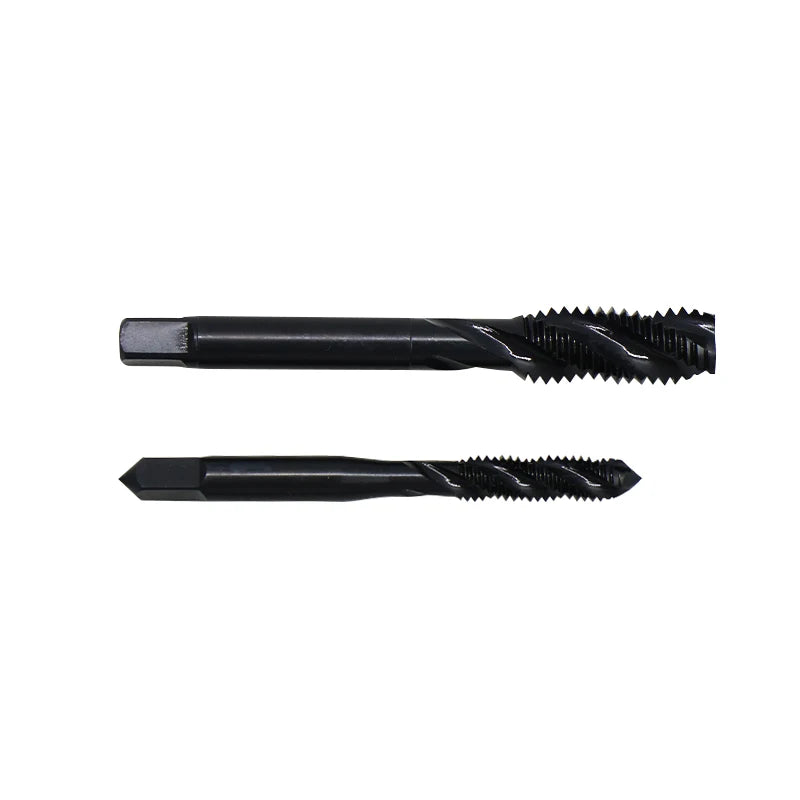 JIS Machine Taps   HSSE M35 Form C Spiral Flute Nitrided  Black Oxided Metric Machine Taps  Thread Cutting M3-M10