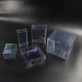 Custom Sizing Recyclable PET PVC Clear Gift & Craft Display Boxes with Sturdy Construction Eco-friendly Packaging and Embossing