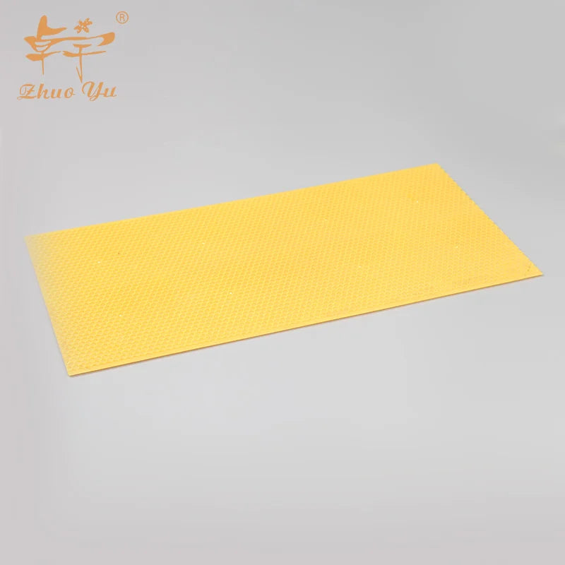 2025 Wholesale Factory Directly Supply Plastic Honey Bees Wax Beeswax Comb Honeycomb Frame Foundation Sheet for Beekeeping