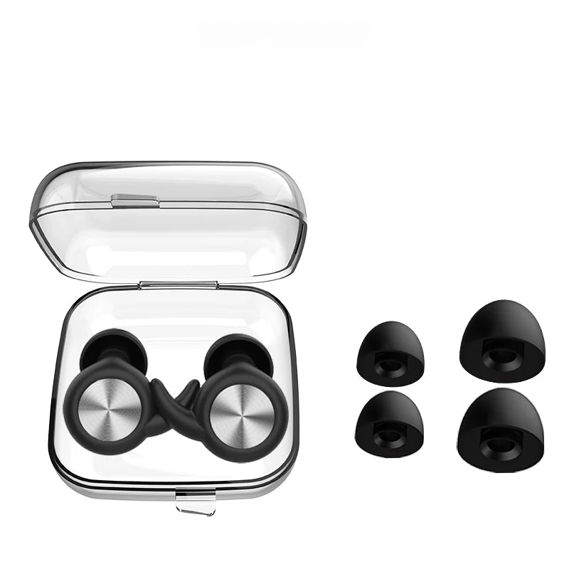 Reusable Soft Custom Silicon Earplugs Sleep Noise Reduction Hearing Protection CE Factory