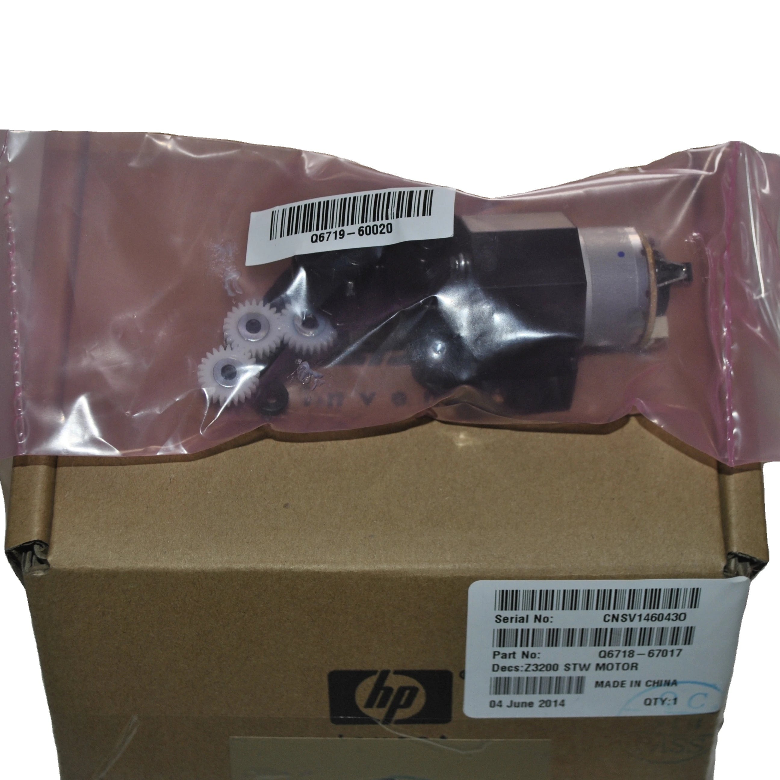 Q6718-67017 Starwheel Motor Assembly for the Designjet T610 T770 T1100 Z3100 T790 T1300 Plotter Parts