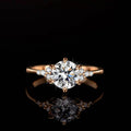Customized Moissanite Wedding Ring S925 Sterling Silver 1Carat Moissanite Ring Unique Design Factory Wholesale