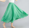 10%OFF 7 Colors Linen Maxi Skirt Pleated Vintage Boho Maxi Long Casual Cotton Beach Skirt Empire A-Line Linen Skirt Ladies
