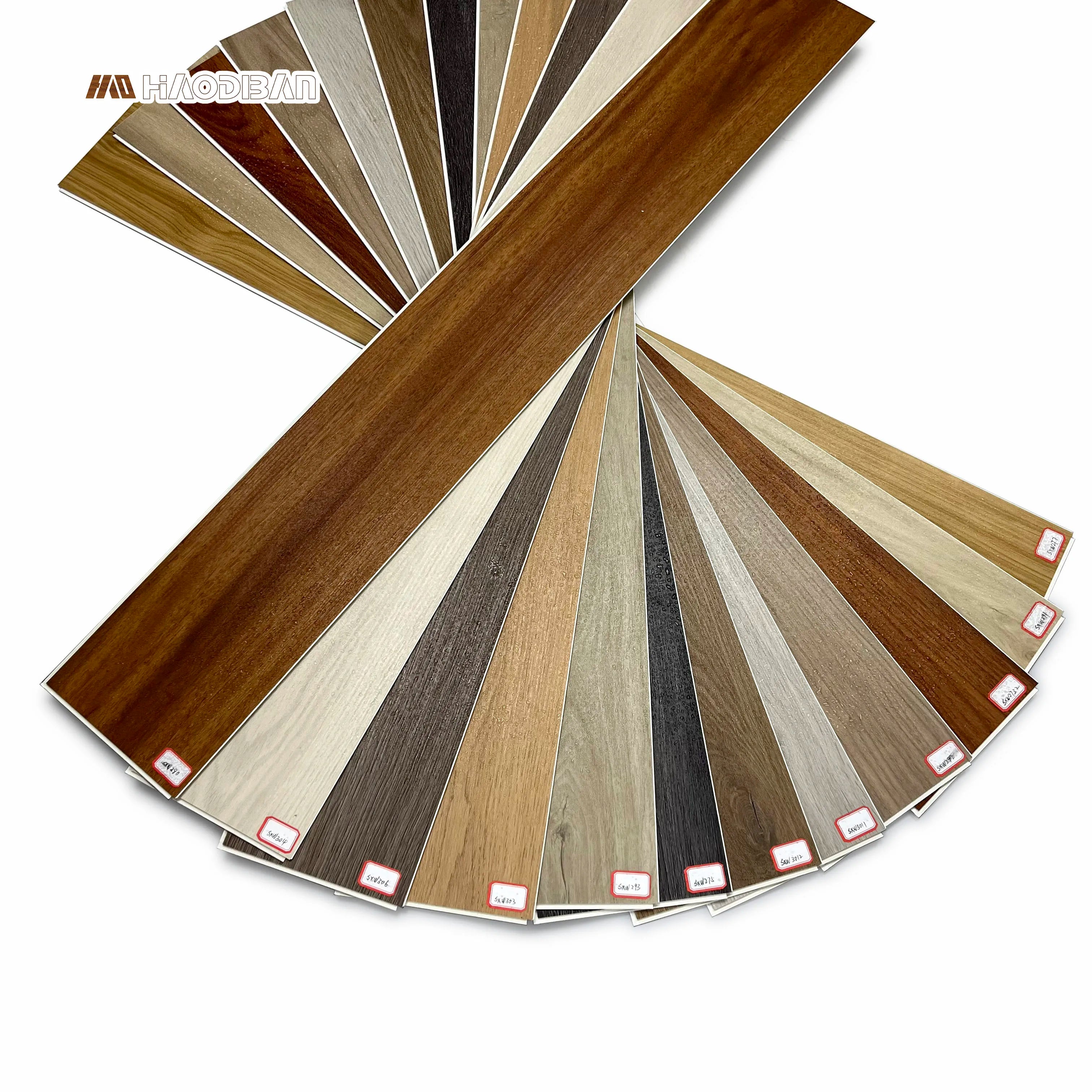 Waterproof Fireproof Anti-Slip Indoor Wood Texture Piso SPC Click 5mm 4mm 8mm Flooring for Hotel Apartment