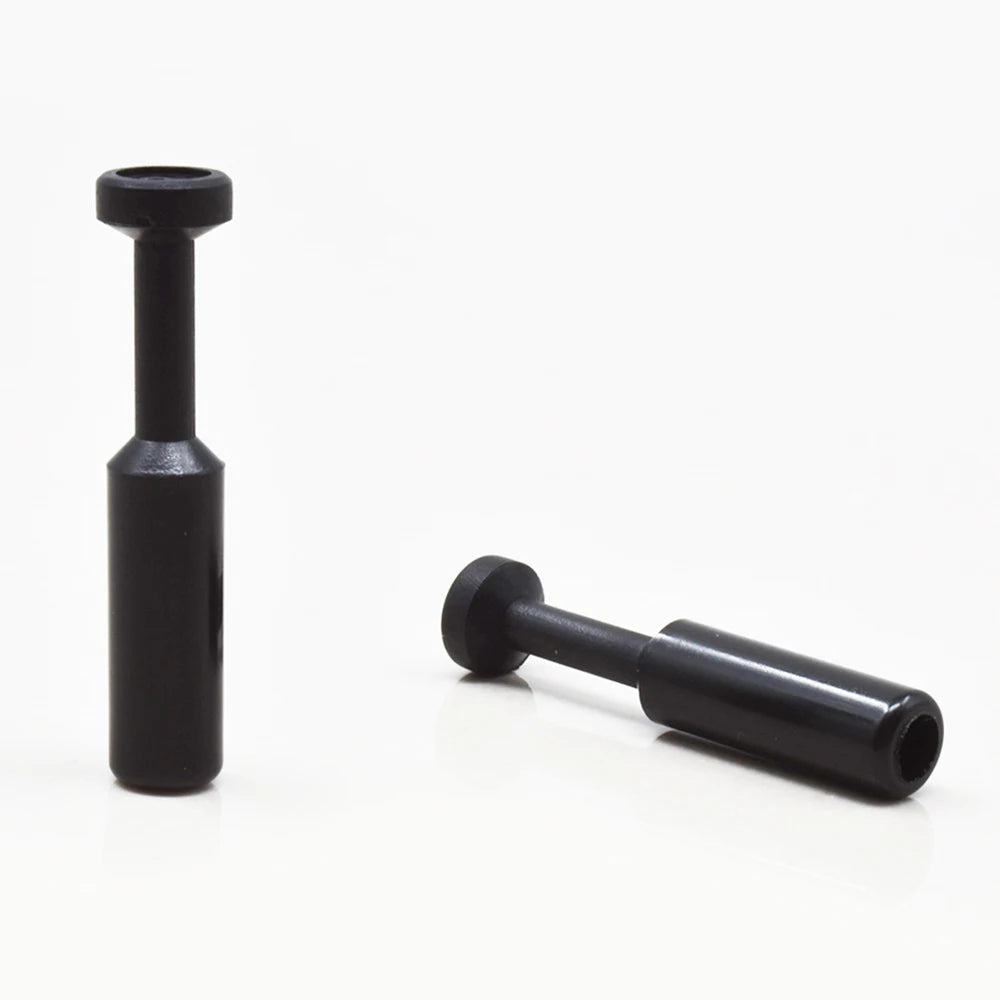 4 6 8 10 12 14 16mm PP Black Pneumatic Part Air Hose Fitting Stopper Plastic Threaded Pipe Tube Cap End Plug