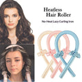 Satin Heatless Curling Set Heatless Curls Overnight with Hair Curler & 2 Satin Scrunchies Comfortable Hair Curlers to Sleep