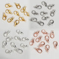 Wholesale Diy Jewelry Findings Components Gold Plated Stainless Steel Necklace Bracelet Jewelry Lobster Clasp for Jewelry Making