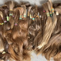 100% Remy Virgin Human Hair Bulk Extensions Double Drawn Super Quality Hair Curl Style Dyed 16~24 Inches Length