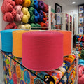 Wholesale Customize 1kg Cone NM28/2 100% Acrylic Yarn 2ply Long-fiber Artificial Yarn for Knitting Crochet Home Textile