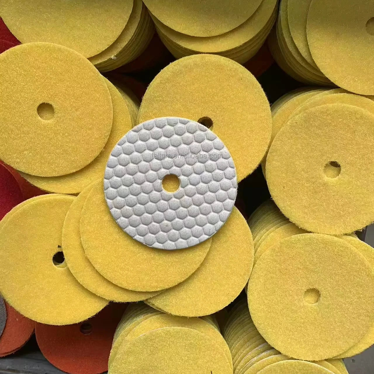 4 Inch 100 mm Hot Press Diamond Dry Polishing Pads for Stone  Marble Granite and Concrete Floor