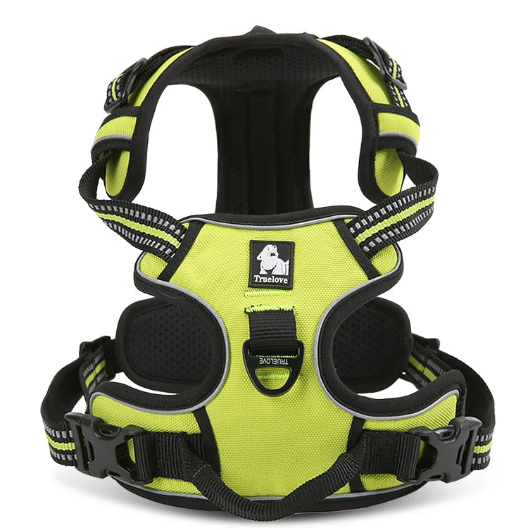 Truelove Wholesale Reflective No Pull Nylon Padded Comfortable Pet Harness Adjustable Eco Friendly Breathable Soft Dog Harness