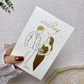 Custom Luxury Gold Foil Invitation Card Wedding Menu Cards Box Vellum Paper Name Cards for Wedding