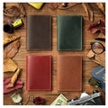 RTS Genuine Leather Passport Holder Passport Wallet Case Cover | Monogram Engraved Leather | Travel Gift for Him Her