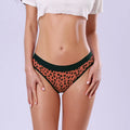 Leopard and Dots Printing Women Cotton Four Layers Leak Proof Period Underwear Comfortable Menstrual Panties