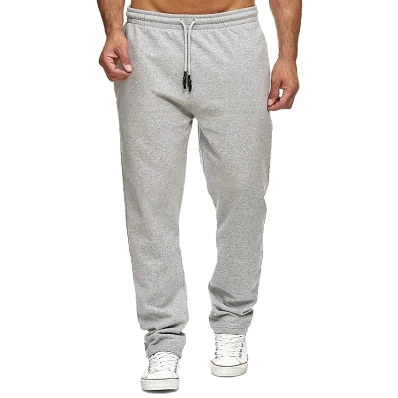 Organic Athletic Sportswear Plain Jogger Sweatpants Elastic Soft Cotton Running Sports Pants for Men
