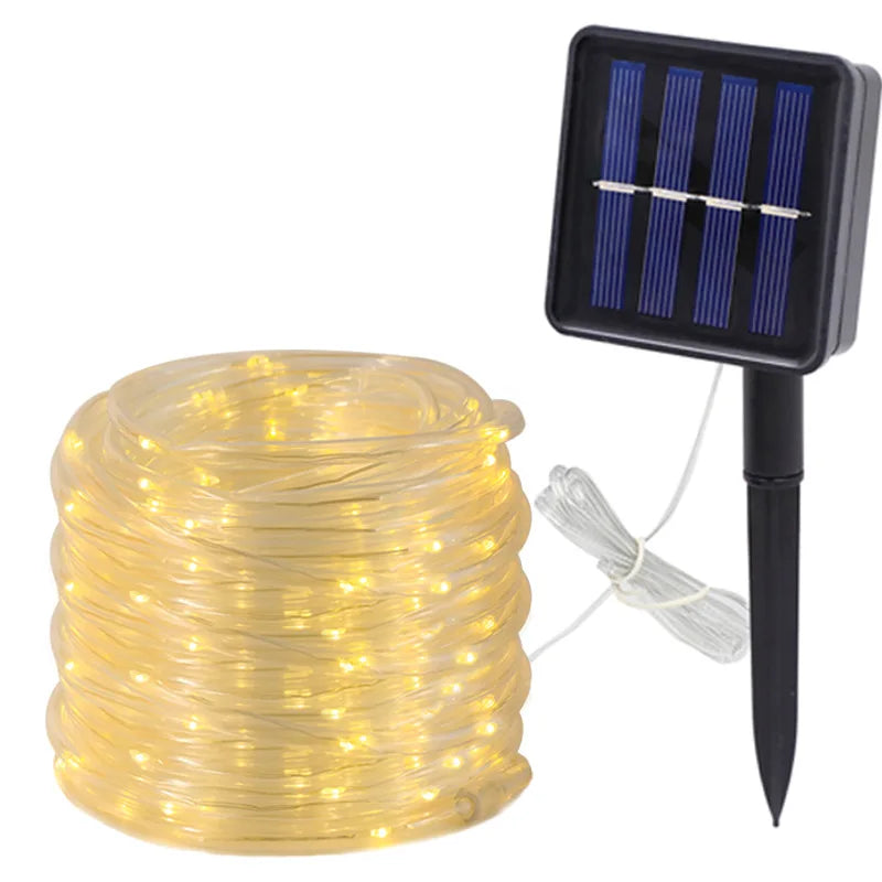 Dimmable Waterproof LED Rope String Lights Street Garland Outdoor Fairy Lights for Wedding Decors Tube String Light
