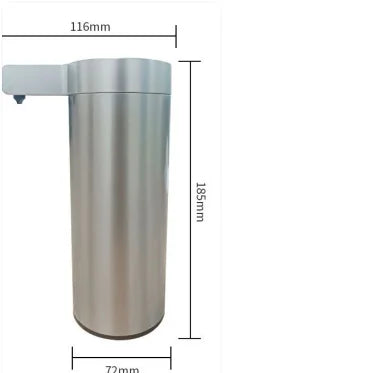 HOMEDEC Modern Brushed Nickel 304 Stainless Steel Double Touchless Infrared Sensor Automatic Soap Dispenser for Hotel Use