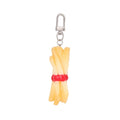 Factory Price French Fries Keychain Cartoon Toys Oem Customized  PVC Vinyl Factory Key Ring Manufacturer