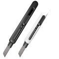 Deli TD301 White Office Art Knife Students Use Paper Cutters Anti-sticking Express Unpacking Knife 192pcs Per Carton Set