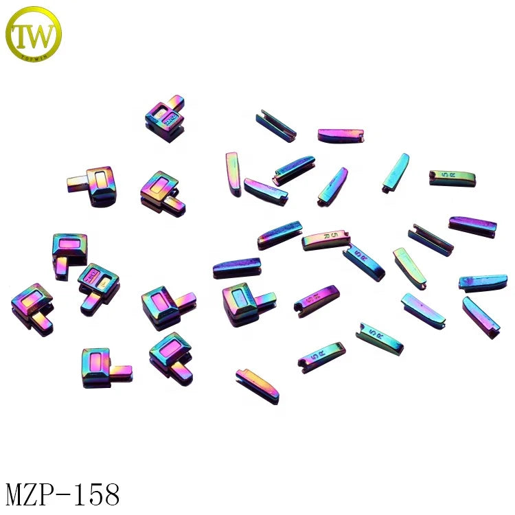 Wholesale Zipper Accessories Nylon Zipper Tape Sliders  Top Stop Zipper Pin Box