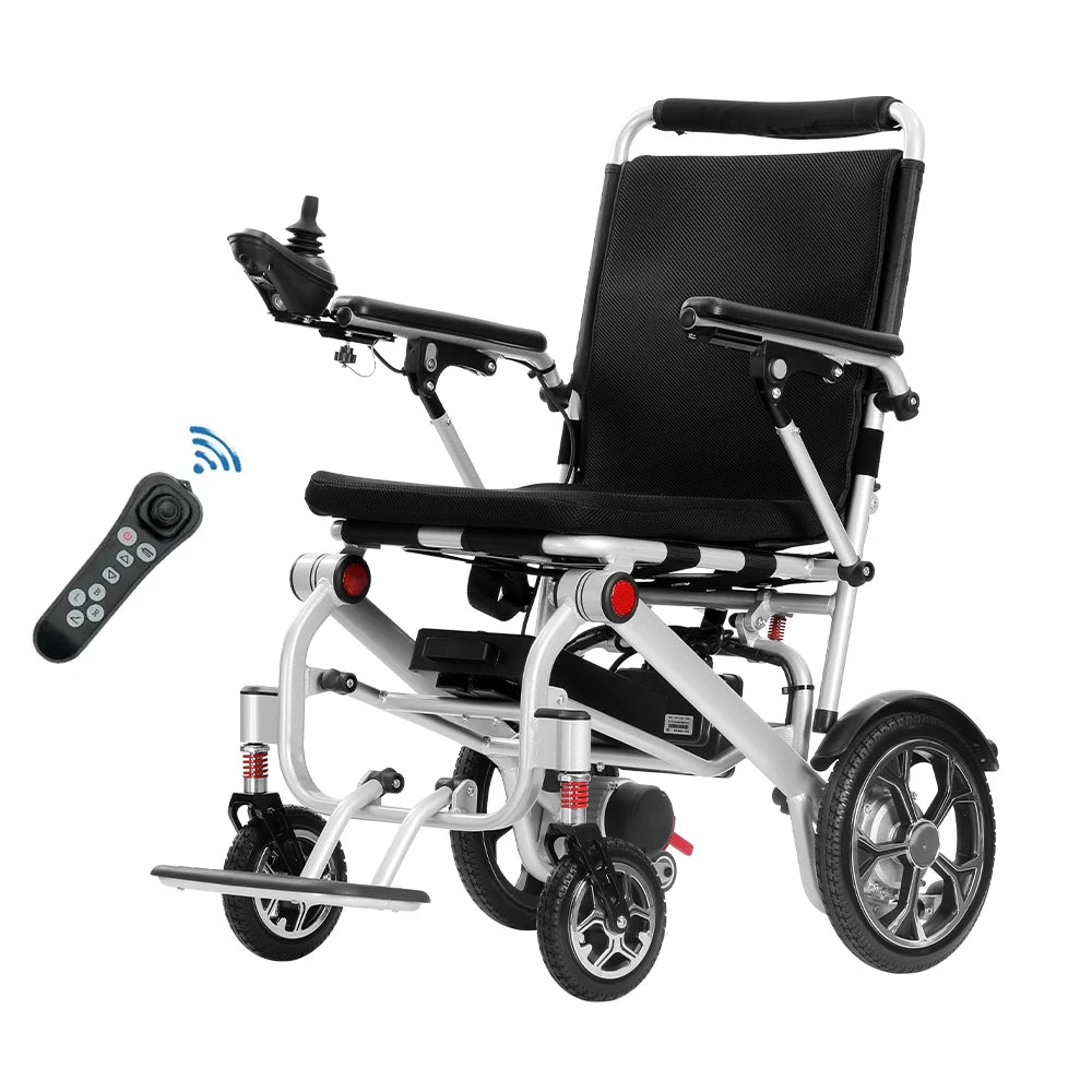 2024 Ultra Lightweight Remote Control Lightweight Power Wheelchairs for Disabled People Portable Electric Wheelchair