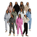 Autumn Winter 345g Thickened Padded Hooded Sweatshirt Spice Girls Short Hoodie Women's Custom OEM Front Customized Wholesale C34