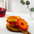 Creative Gradient Pumpkin Cup Eco-Friendly American Style Crackle Glaze Household Stew Cup Soup Bowl Noodle Pot Bowl Bowl