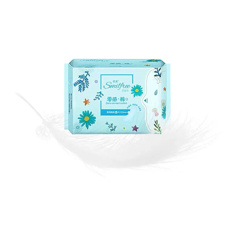 Factory 100% Cotton 290mm Anion Chip Bacteria Sanitary Napkins