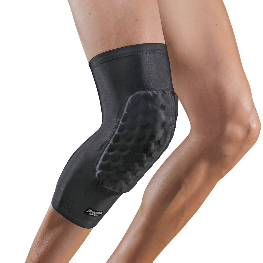 JINGBA Breathable Fitness Knee Support Brace Flexible Home Gym Weight Lifting Protection Basketball Cycling Function OEM/ODM