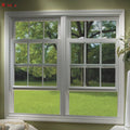 Modern Style Double Hung Aluminum Sliding Windows Vertical Windproof Function with Stainless Steel Screen Netting for Hotels