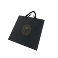 Luxury Orange Luxury Rigid Presentation Paper Bag with Handle Custom Logo Glossy Lamination and Embossing for Gift Shopping
