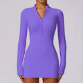 Custom Tennis Clothes Dress One Piece Tennis Dress Long Sleeve Sports Wear Women Dress Short Skirt