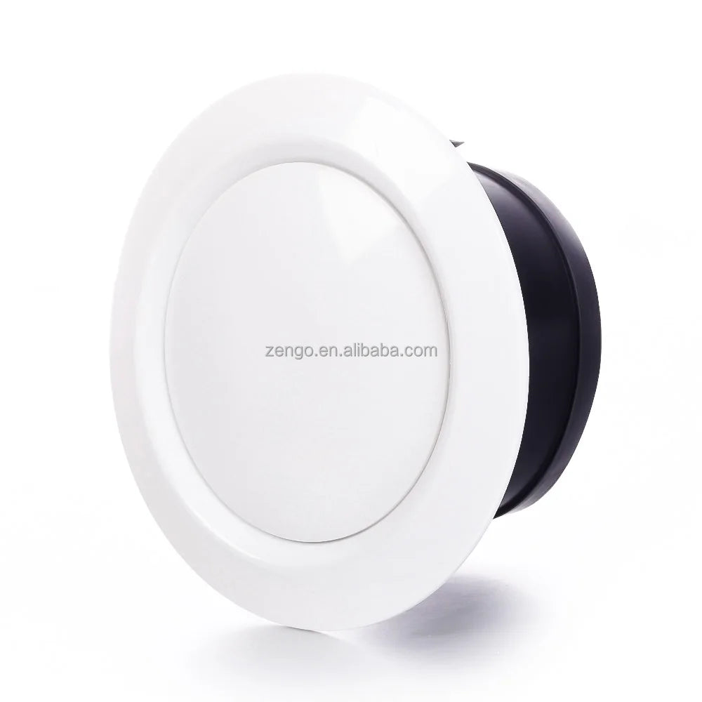 High Cass Plastic Disc air Vent Mini Plastic Diffuser HVAC Duct Valves