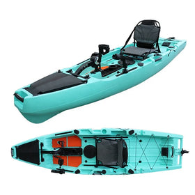 3 Years Warranty 12' Large Fishing Pedal Kayak Pedal Drive Fishing Kayak for One Person