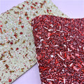 Christmas DIY Bows with Chunky Glitter Felt Backing for Shoes and Umbrellas