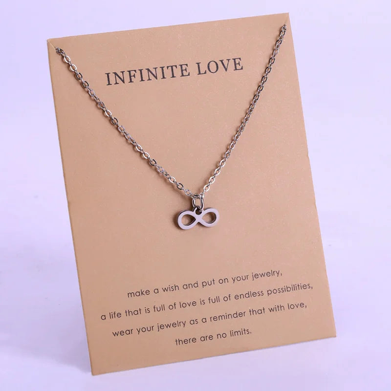 Best Friend Friendship Mountain Adventure Angel Wing Baby Bird Owl Elephant Key Heart Infinity Love Horseshoe Butterfly Necklace